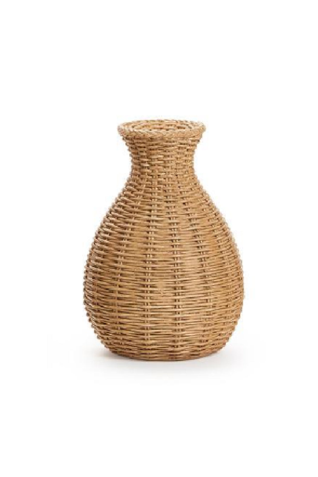 Basket Weave Pattern Vases - Resin