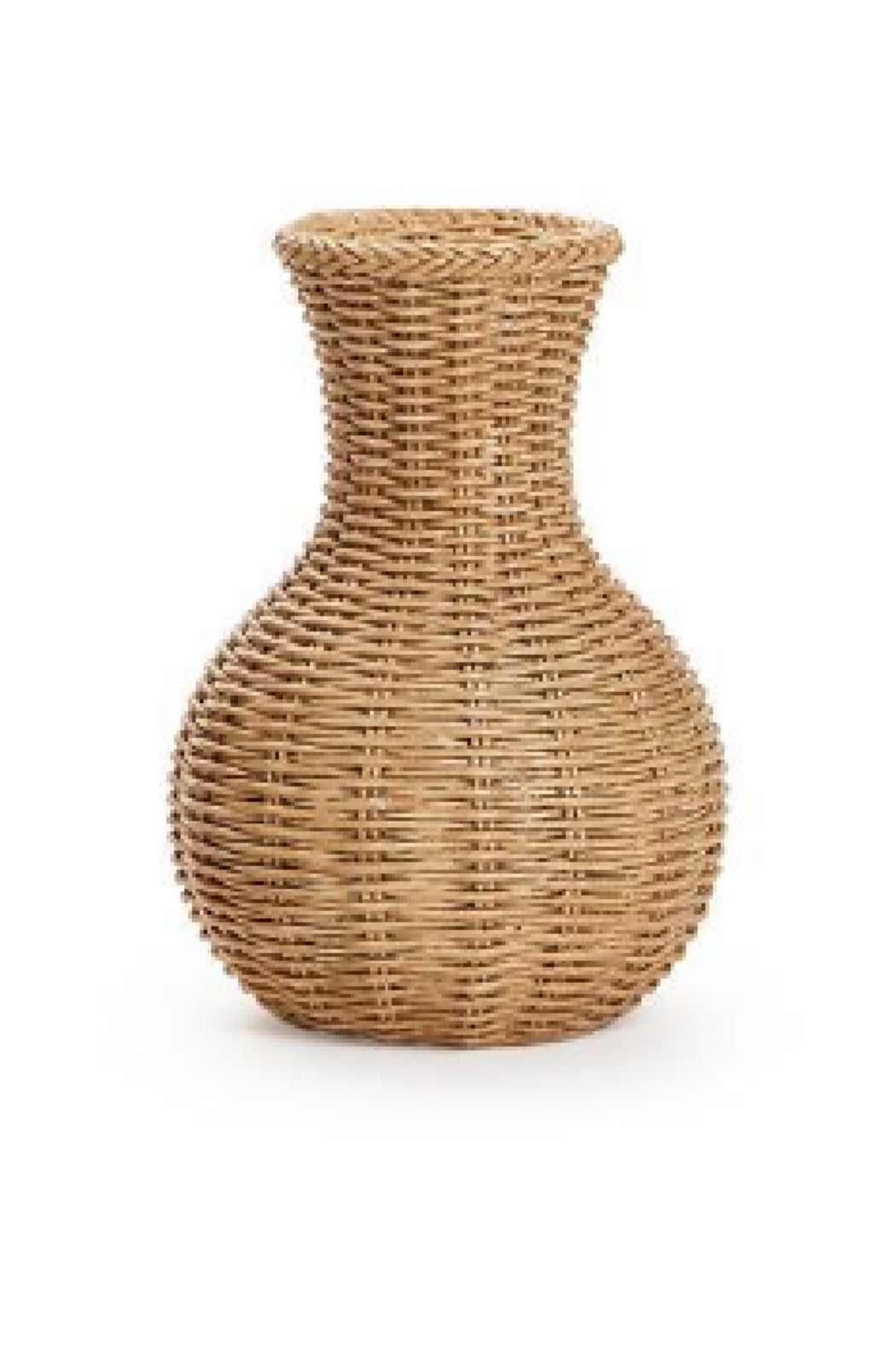 Basket Weave Pattern Vases - Resin