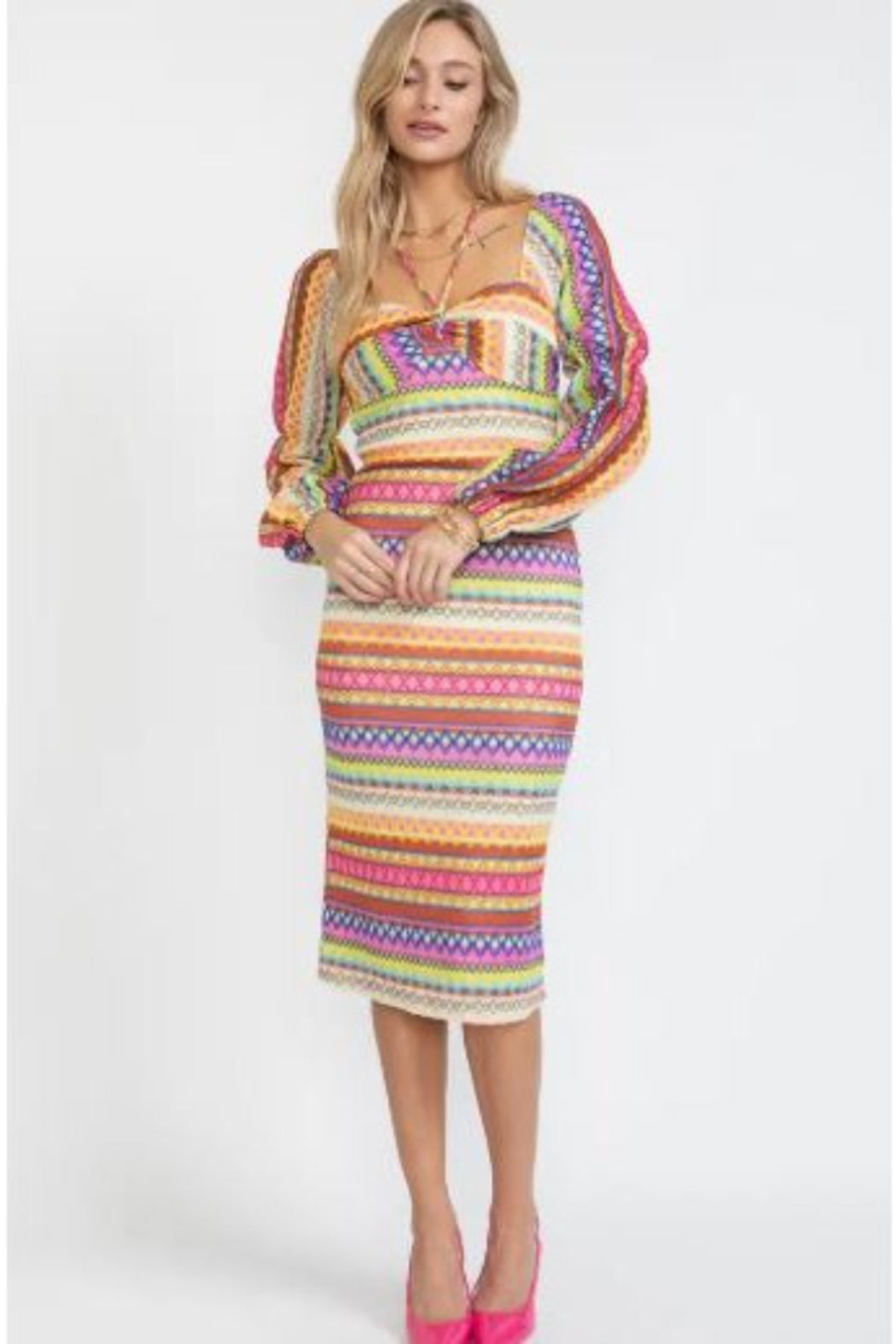 Because I'm Happy Midi Dress