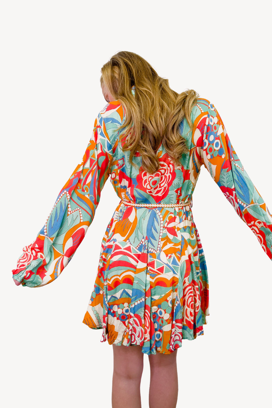 Belted Swing Dress