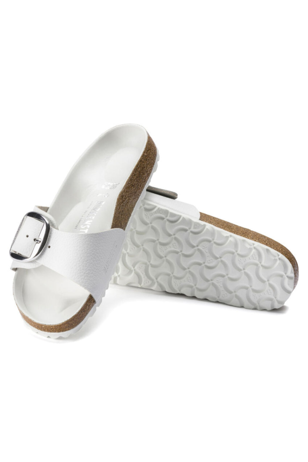 Birkenstock Madrid Big Buckle Leather White