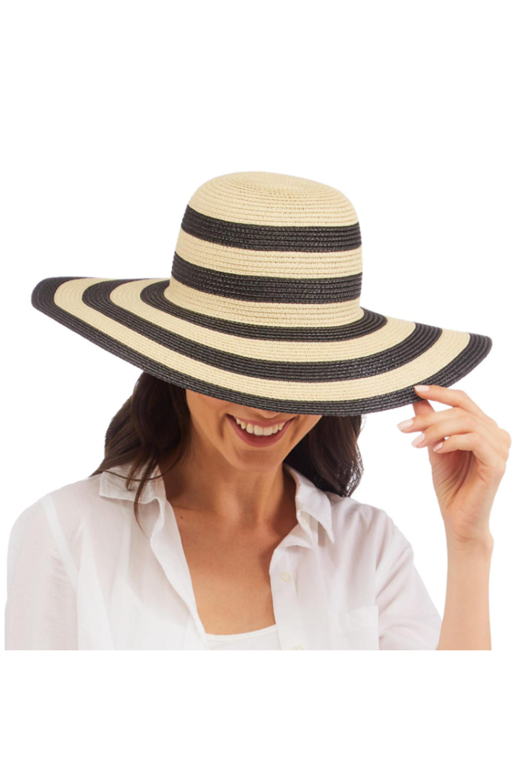 BLACK STRIPE HAT