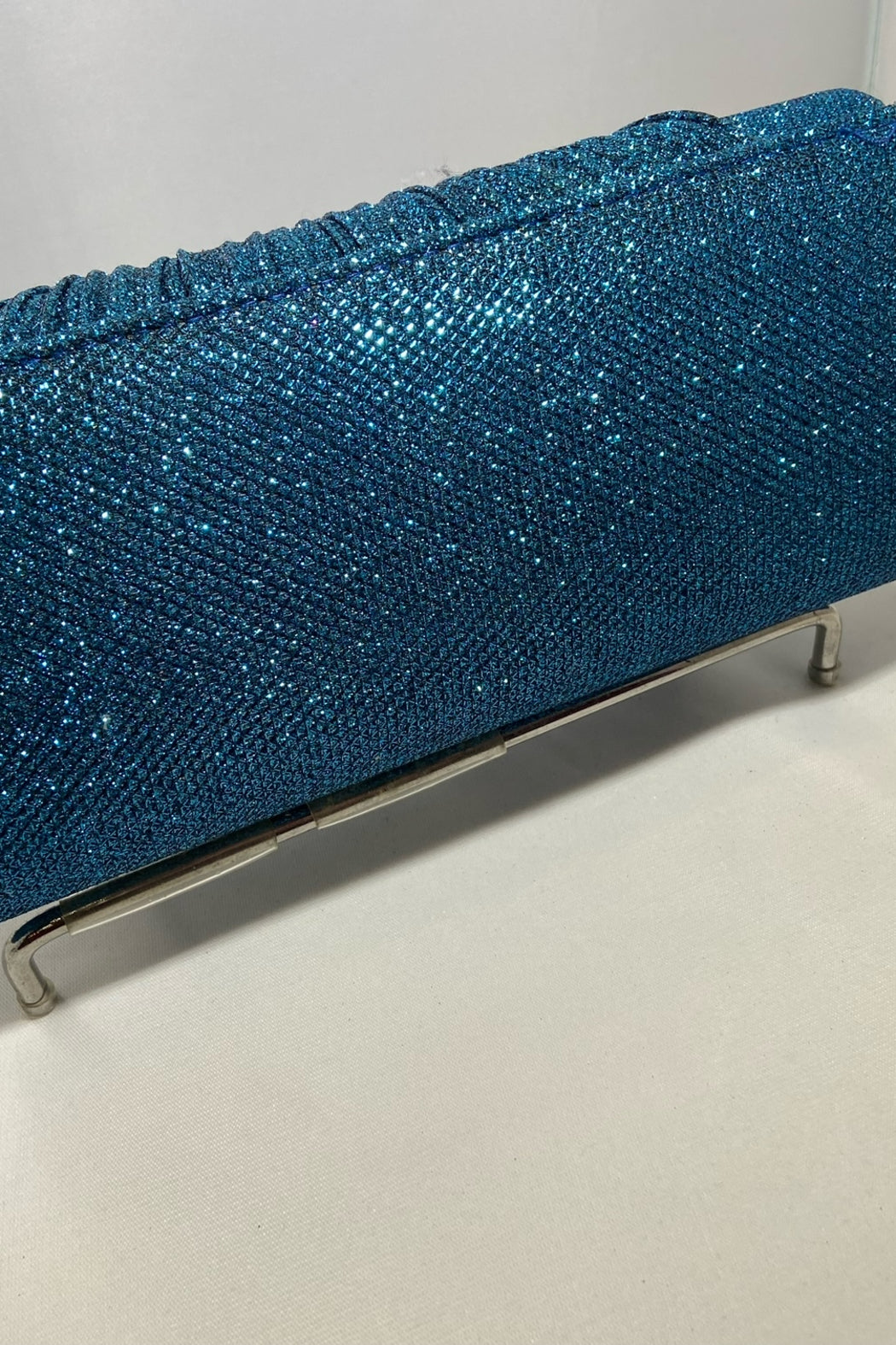 Blue Shimmer Clutch
