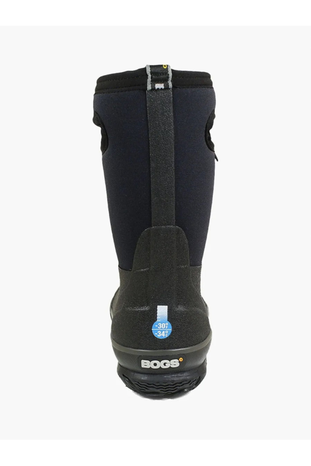 Bogs Boys Classic Black Hi Handles