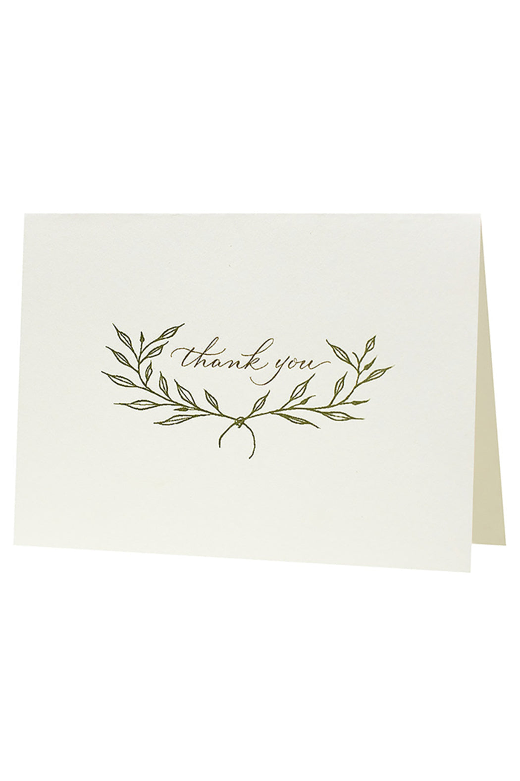 Branches Calligraphy Thank You Letterpress Box Set