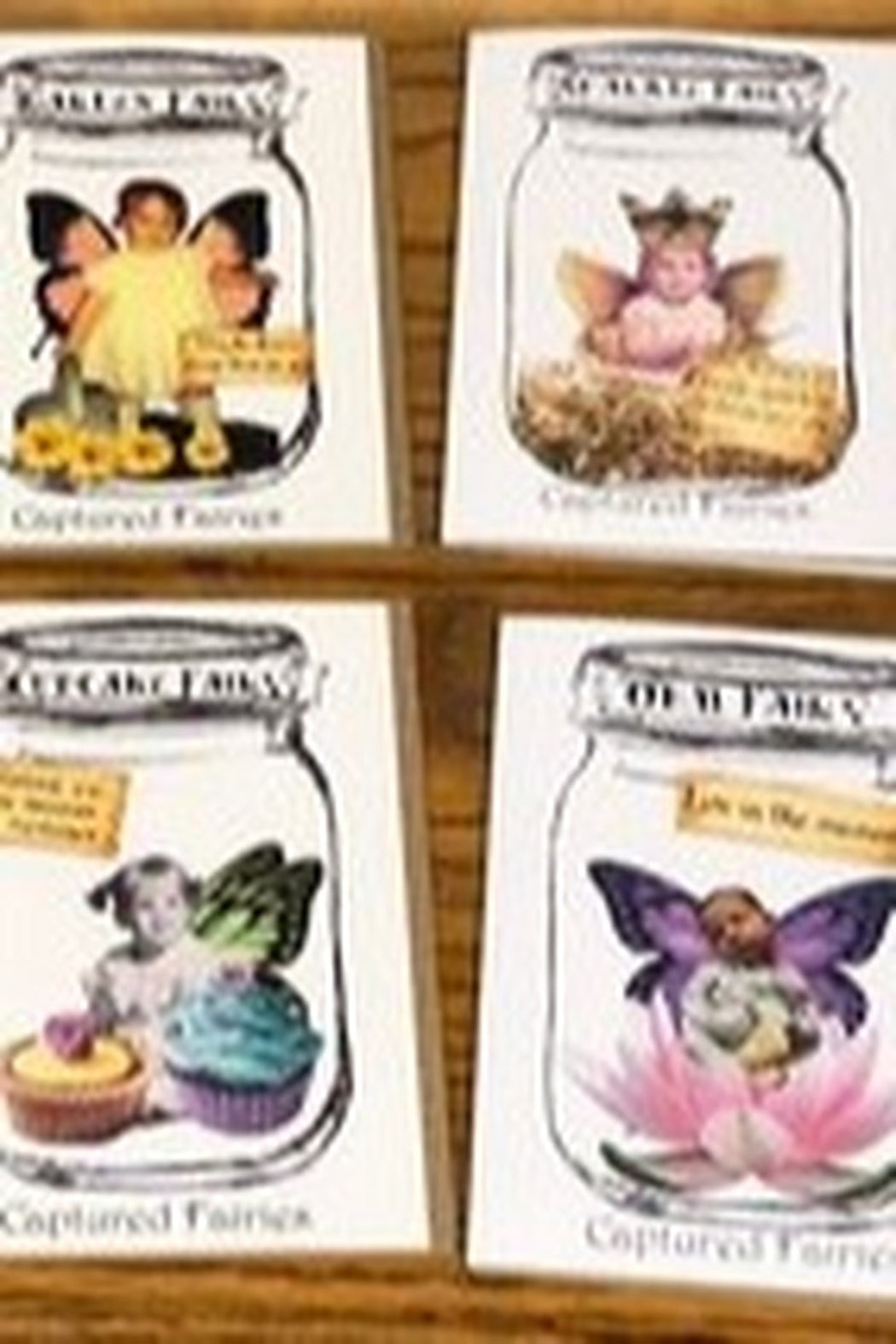 Captured Fairy cards set of 6