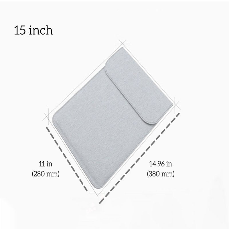 Vegan Leather Laptop Sleeve Set
