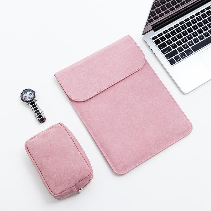 Vegan Leather Laptop Sleeve Set