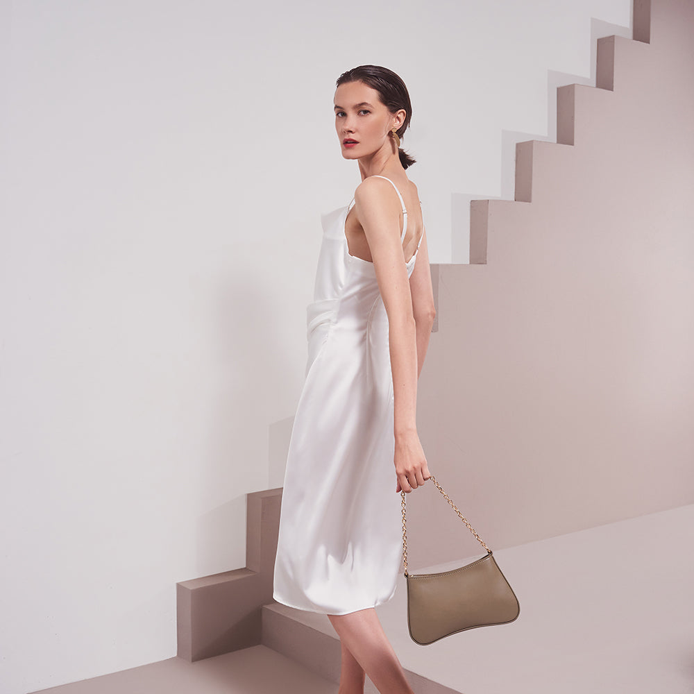 Alaia Sage Small Crossbody