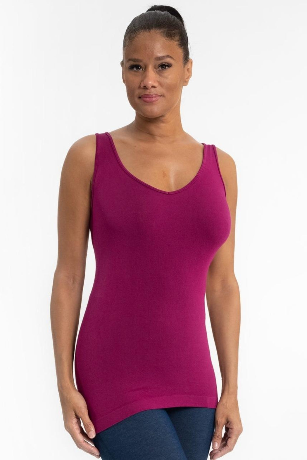 V-Neck Scoop Tank