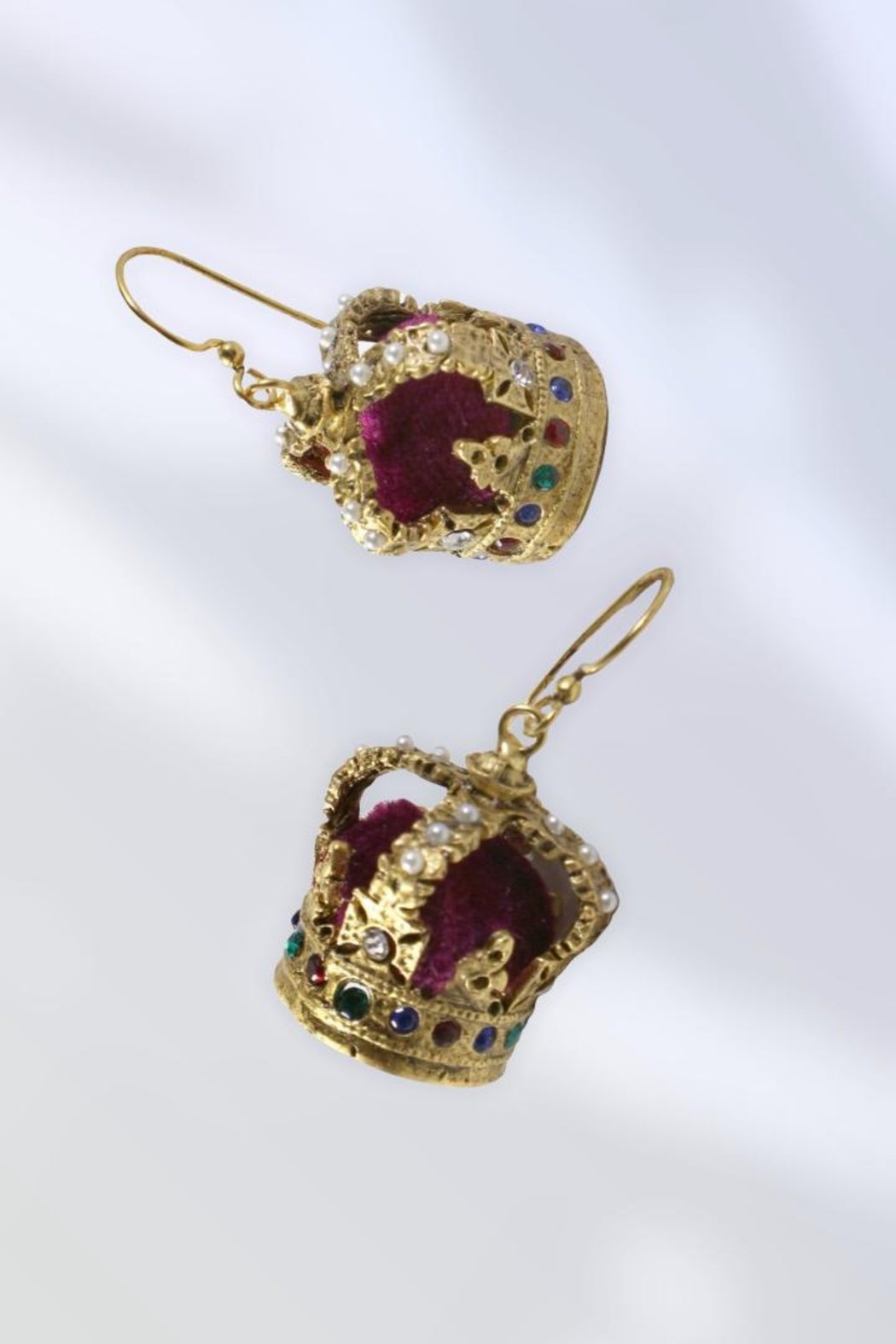Velvet Crown Earrings