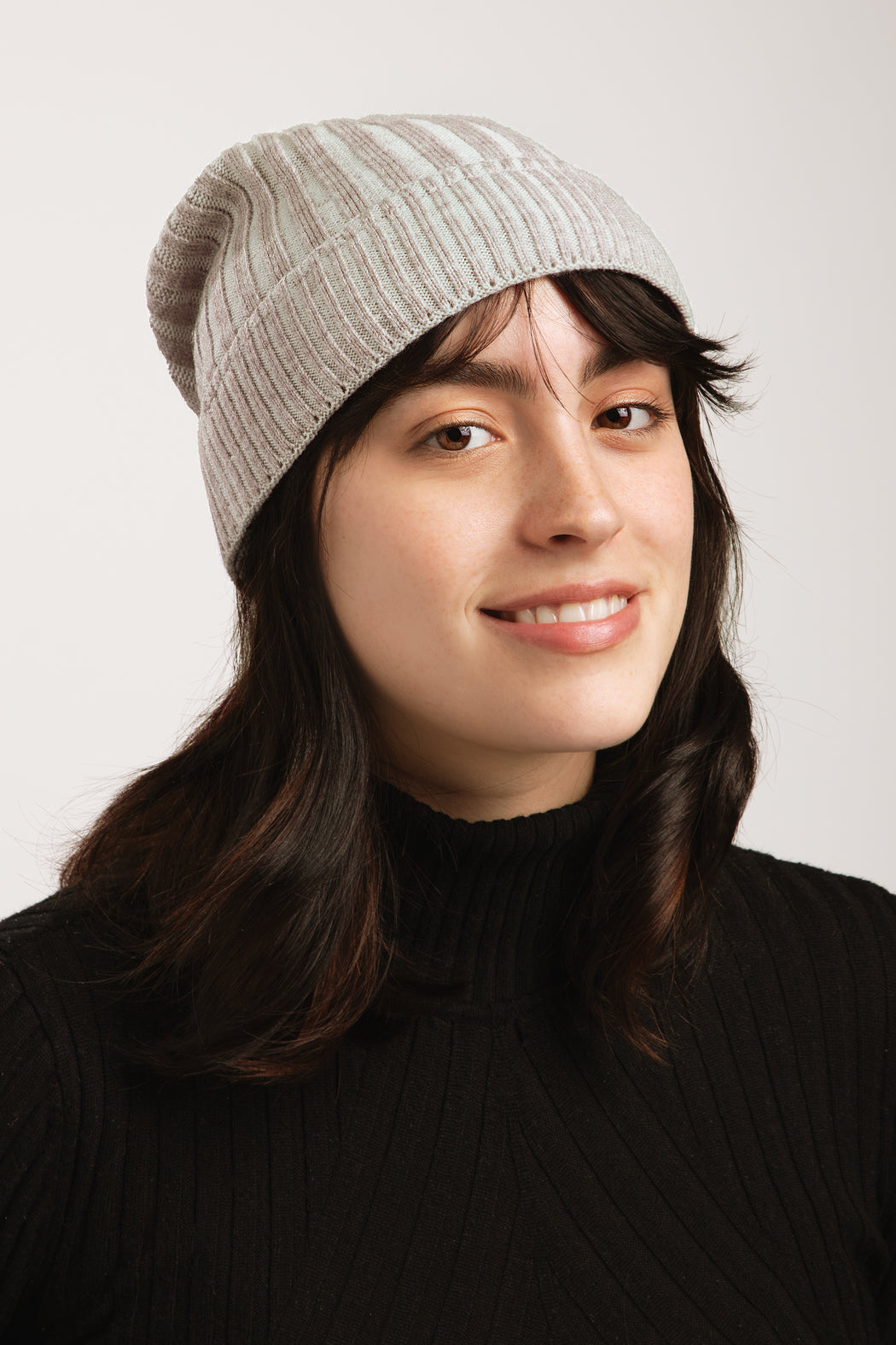 Slouchy Ribbed Cuffed Beanie