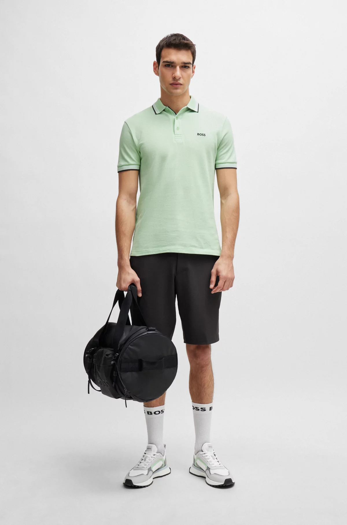 BOSS Paddy Polo with Contrast Logo Details