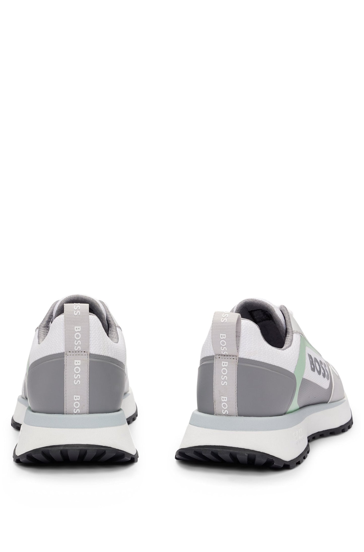 Boss Lace-up Trainers With Faux Leather