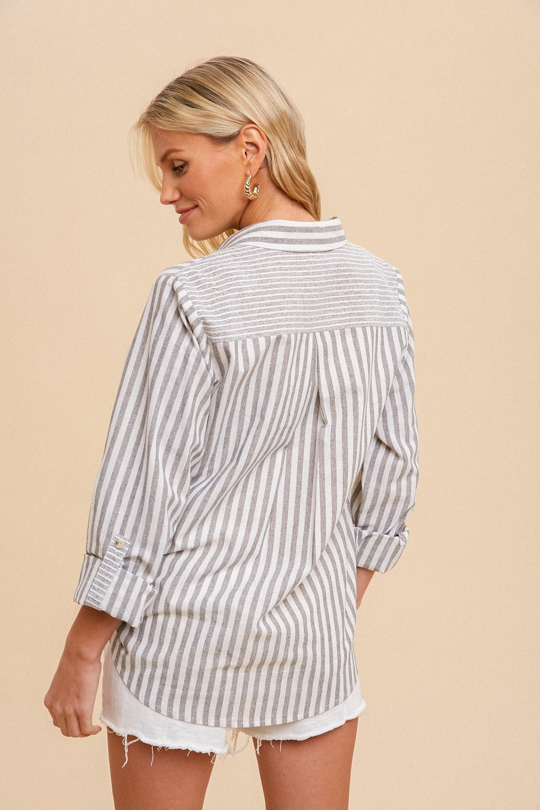 Stripe Cotton Shirt