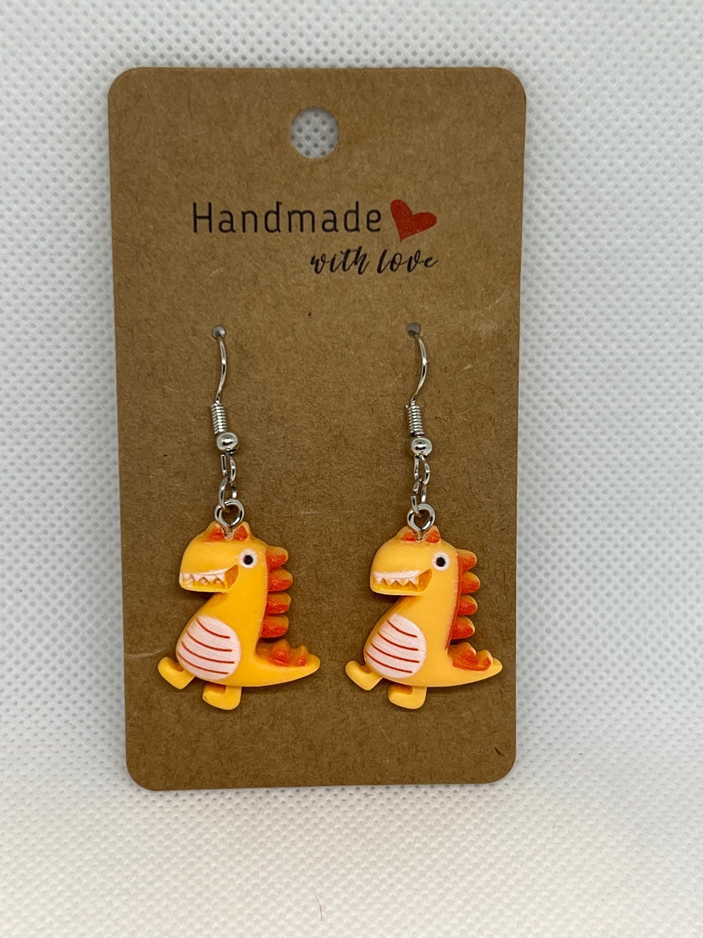 Stainless Steel Dinosaur Earrings