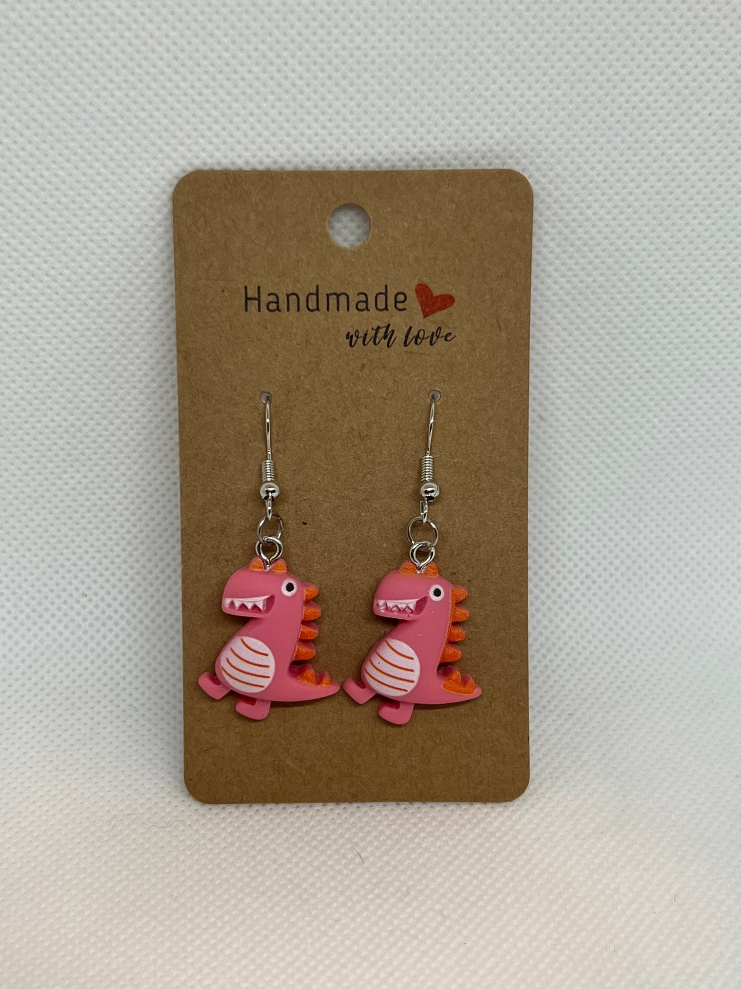 Stainless Steel Dinosaur Earrings
