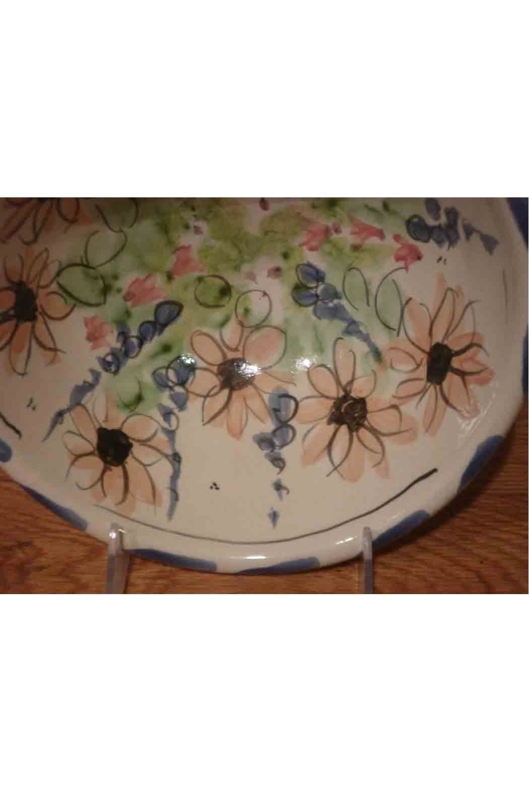 Sunflower Pottery Bowl