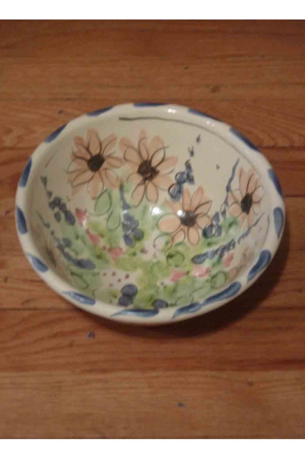 Sunflower Pottery Bowl