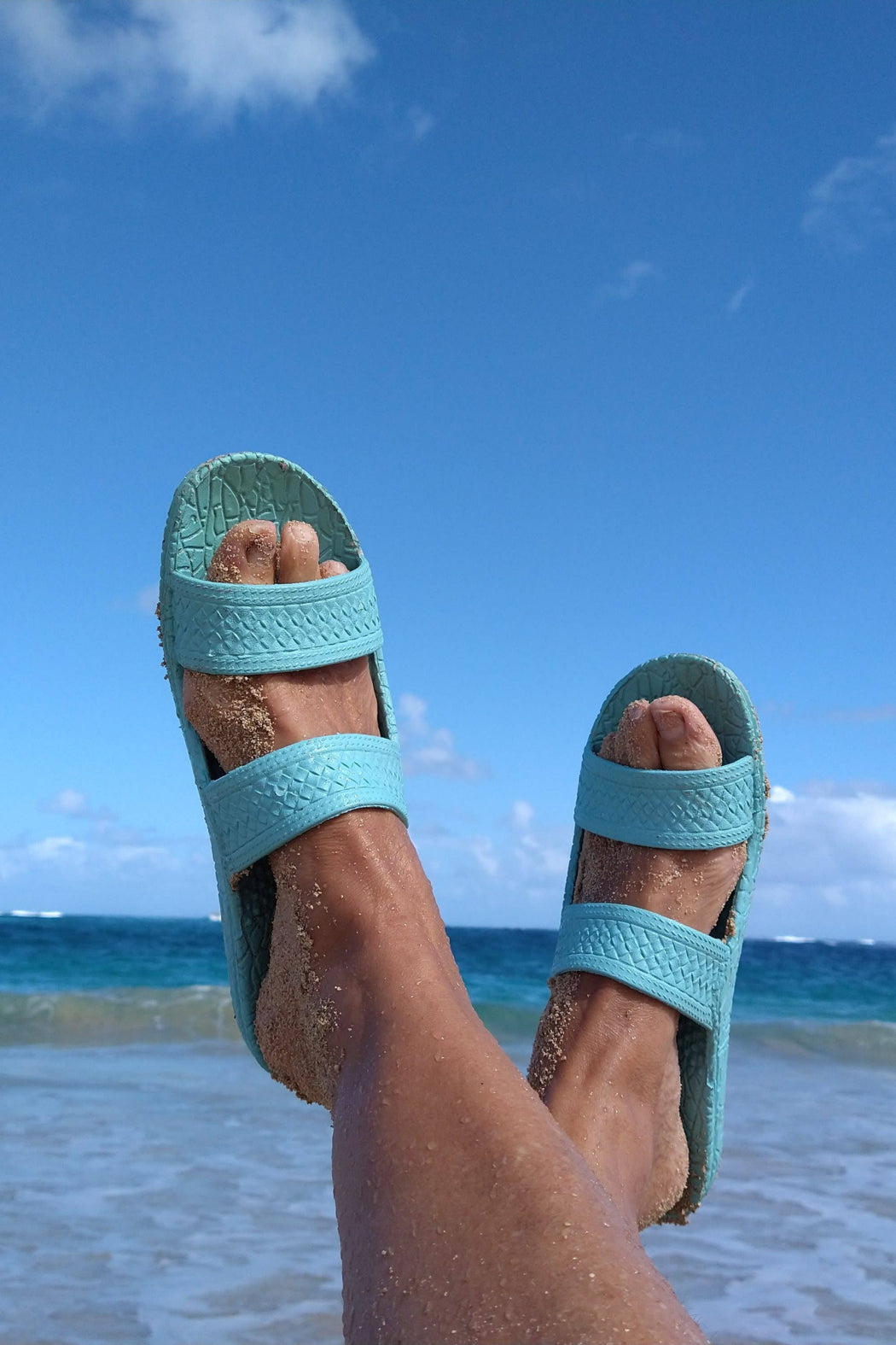 Women's J Slips Pastel Hawaiian Jesus Sandal