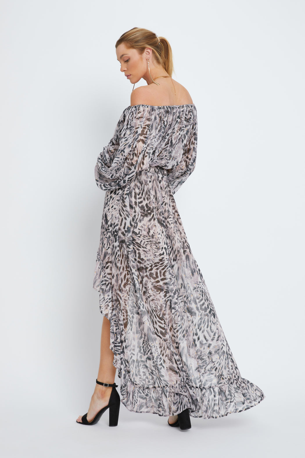 Blush Black Stroke Amanda Top