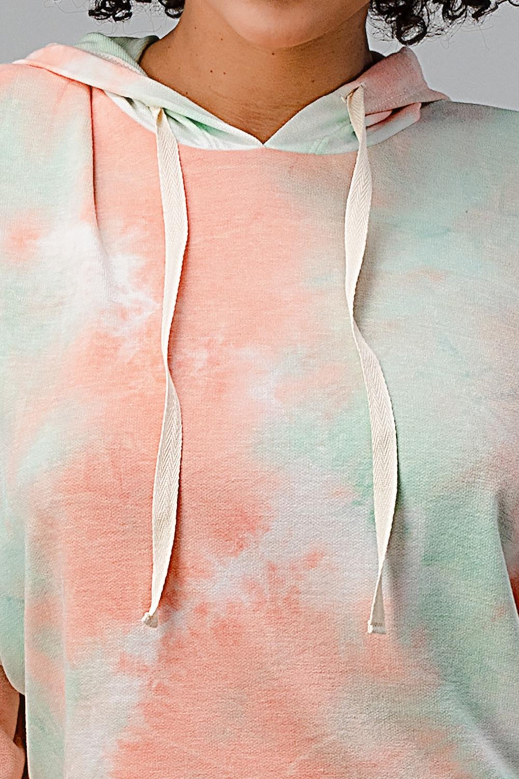 Tie Dye Hooded Sweat Shirts Jogger Lounge Wear Set