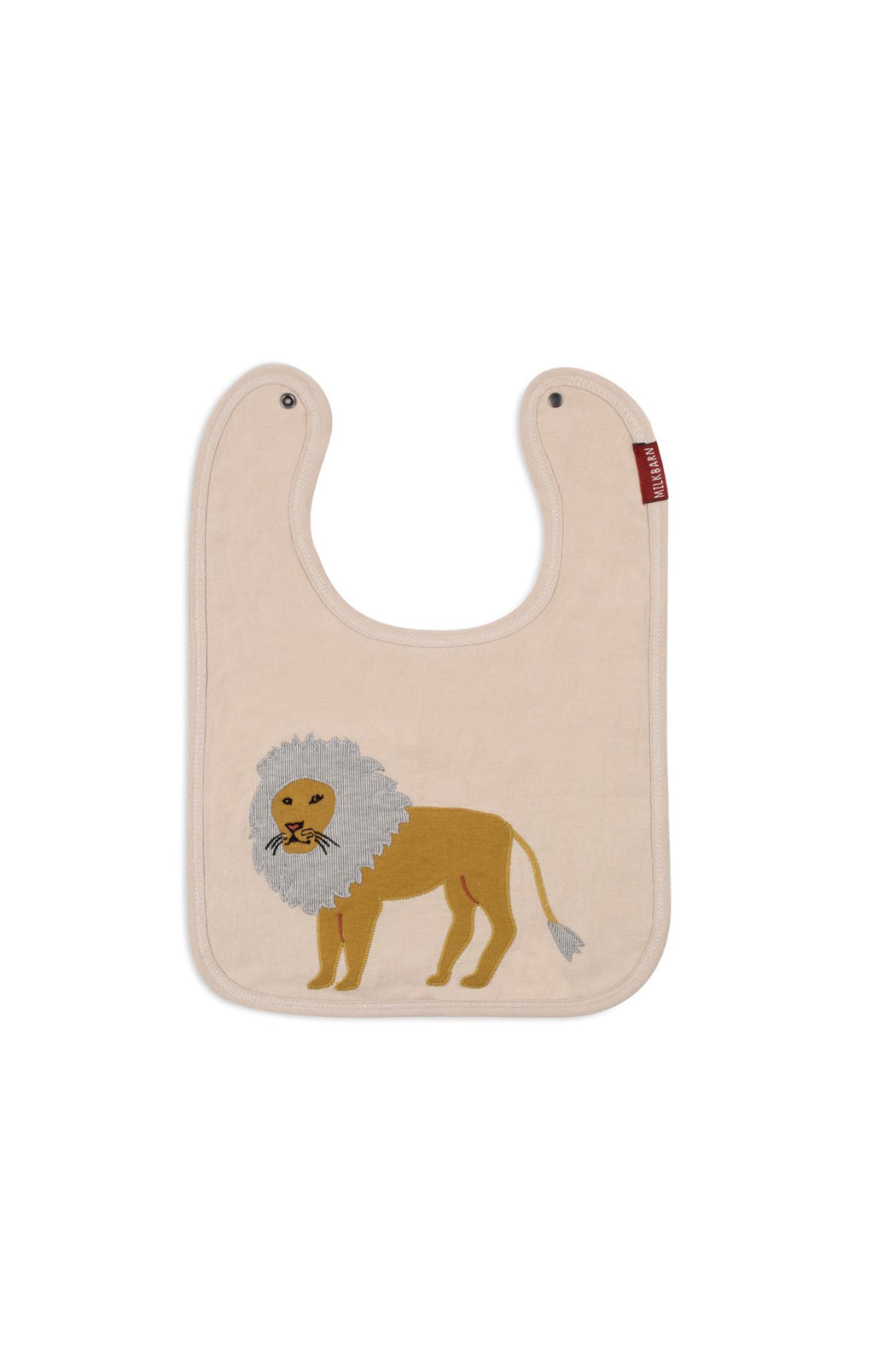 Applique Linen Bib