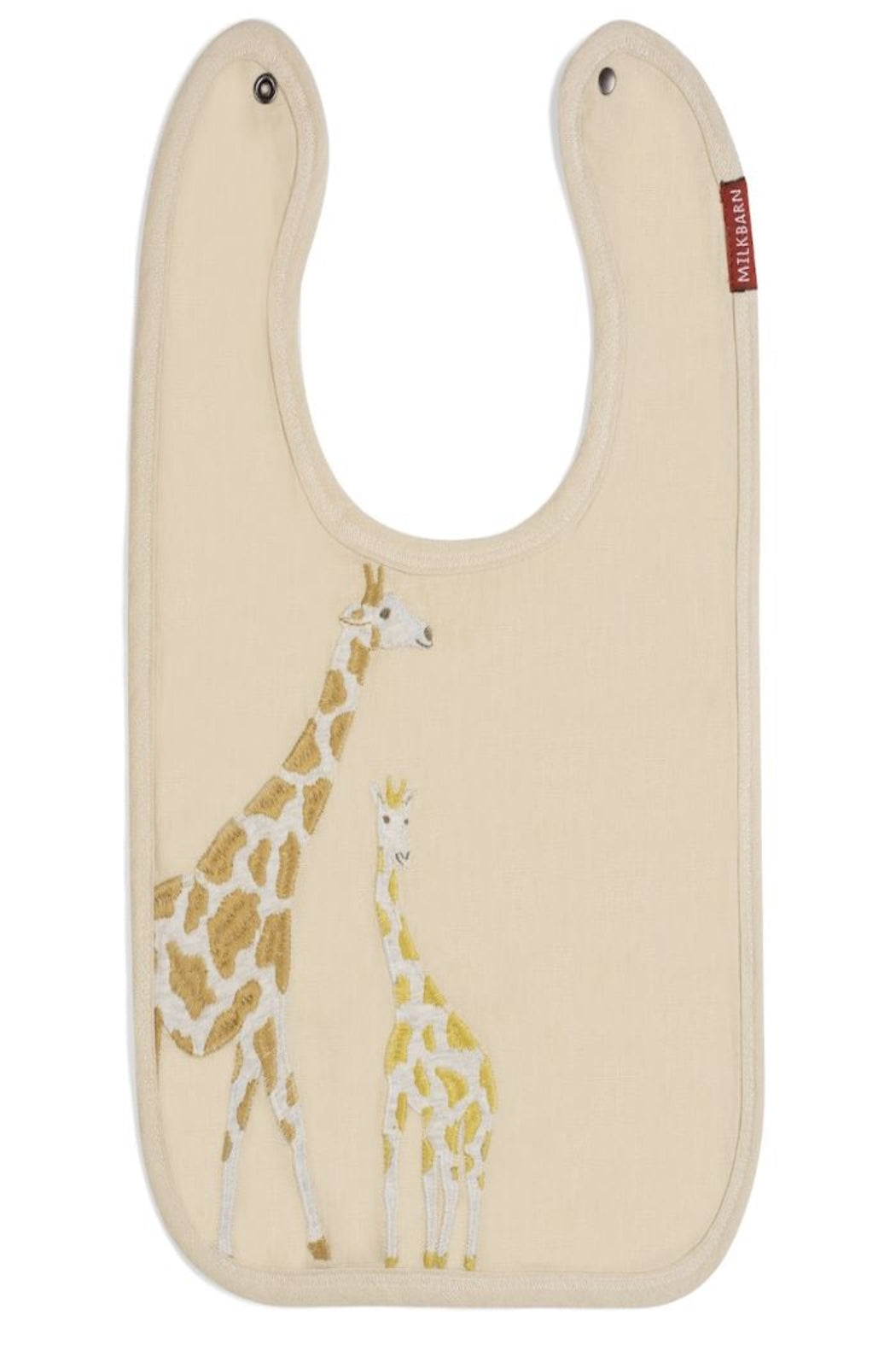 Applique Linen Bib
