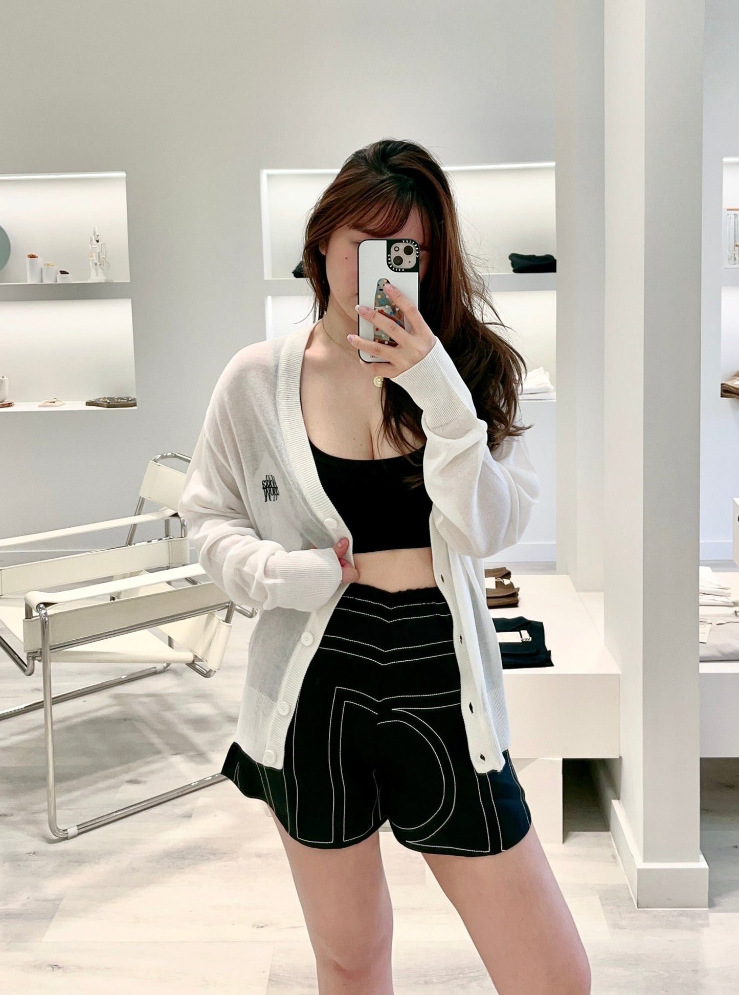 Sunblock Cardigan White