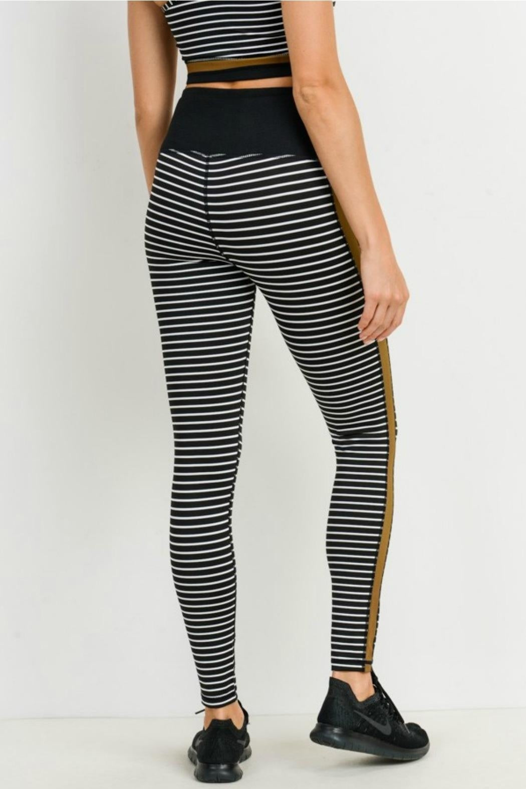 Striped Colorblock Legging