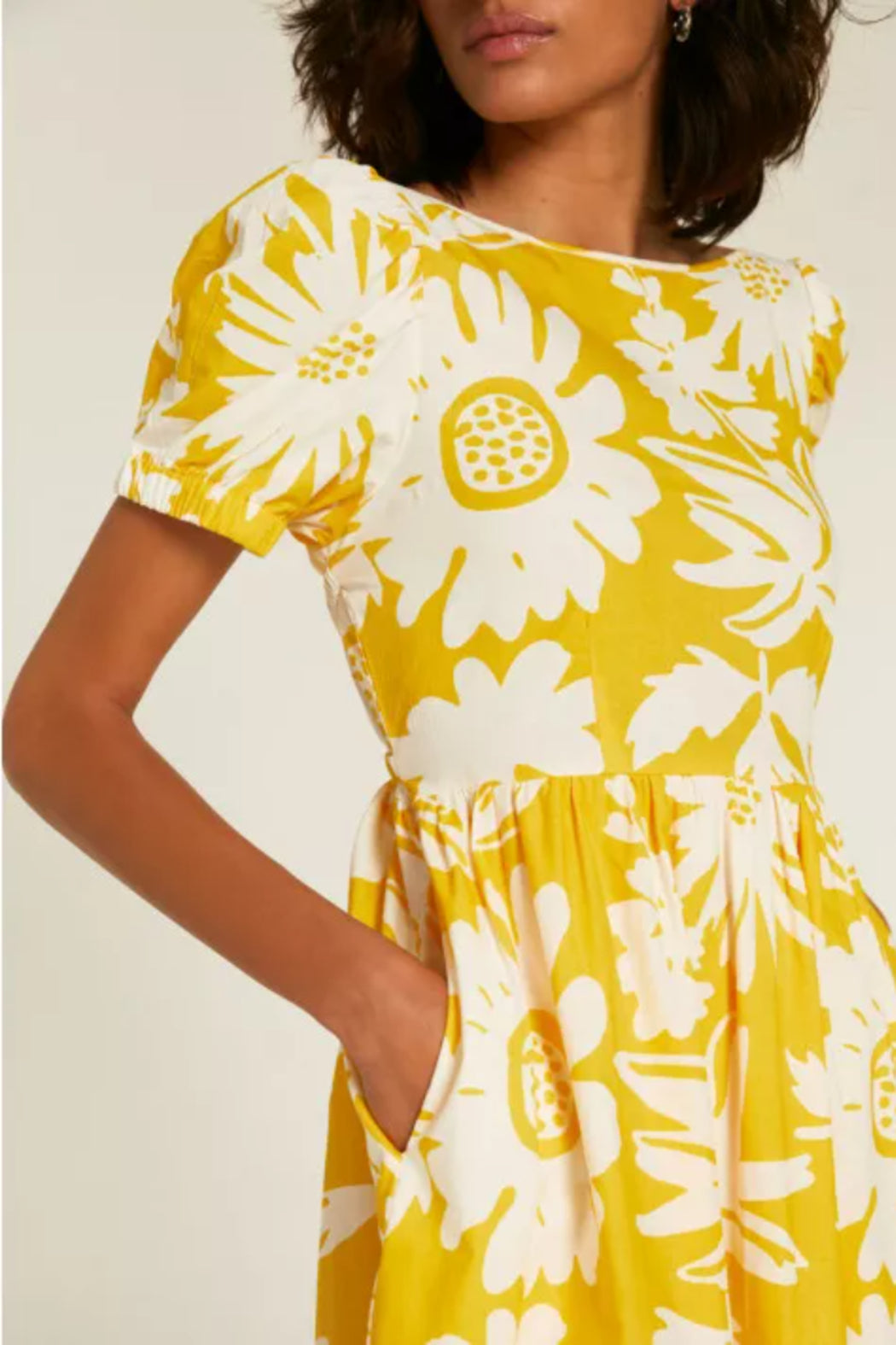 Open Back Floral Dress