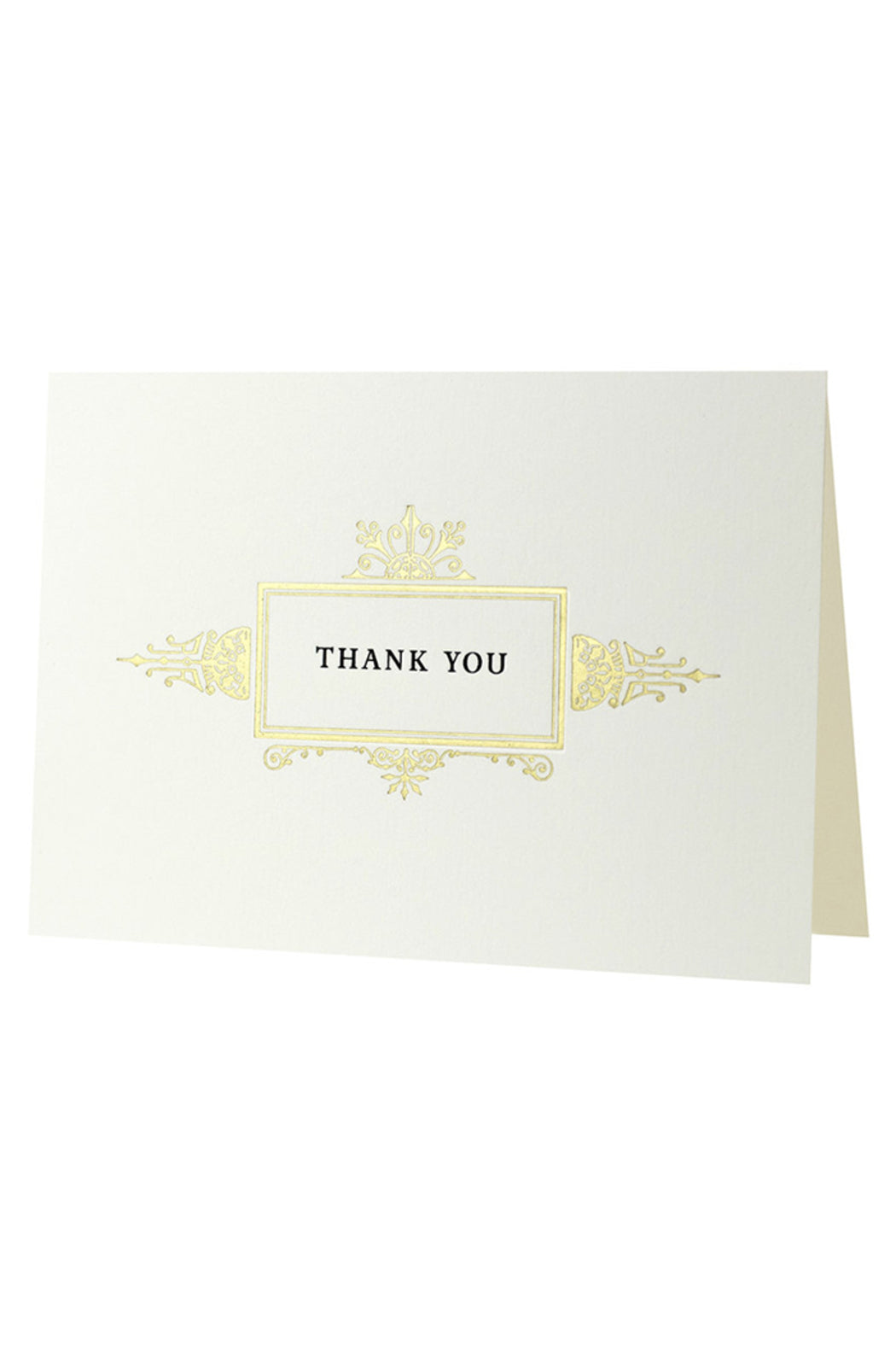 Ornate Gold Frame Thank You Letterpress Box Set