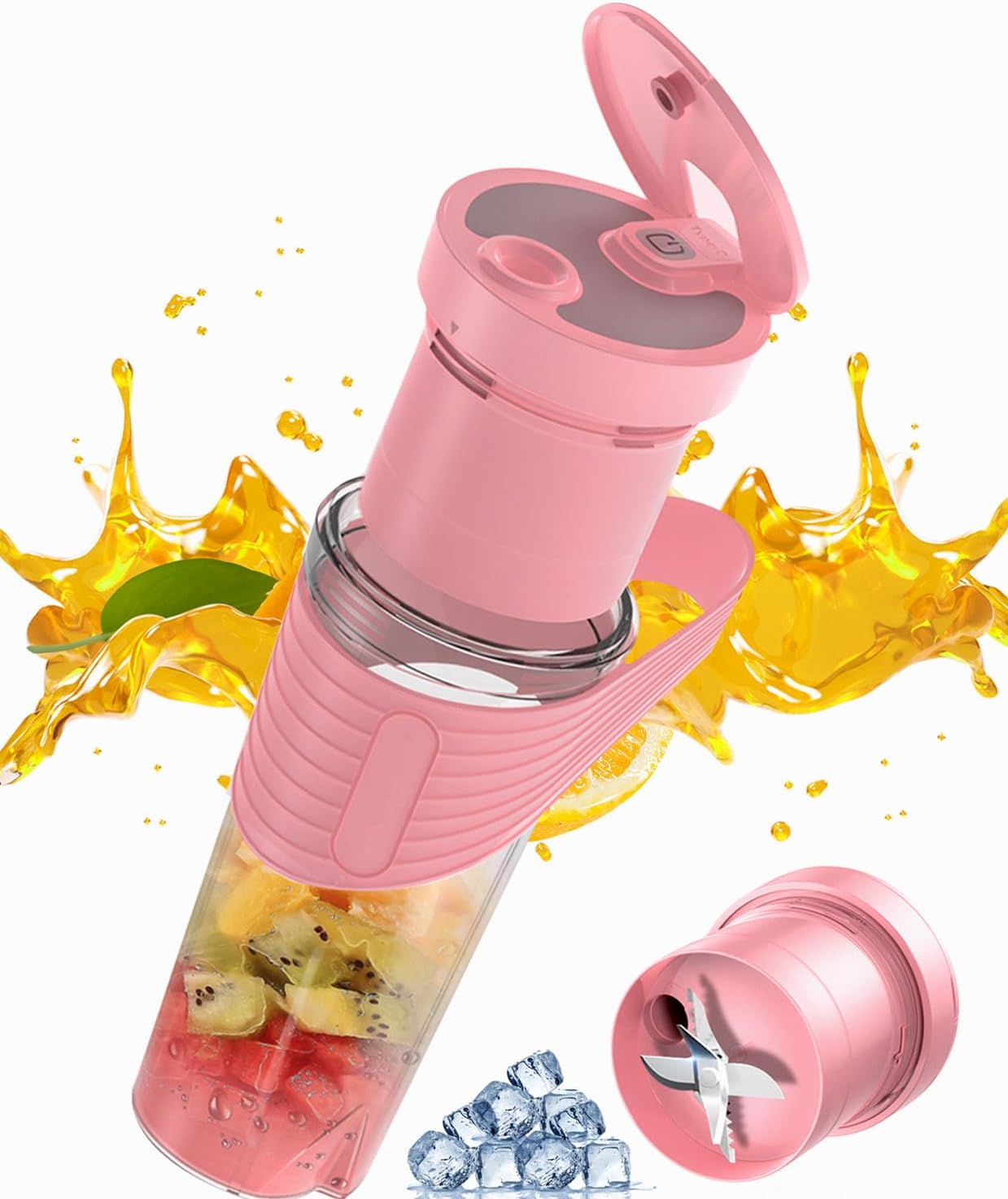 15.5-Ounce Rechargeable Personal 6-Blade Blender for Shakes & Smoothies