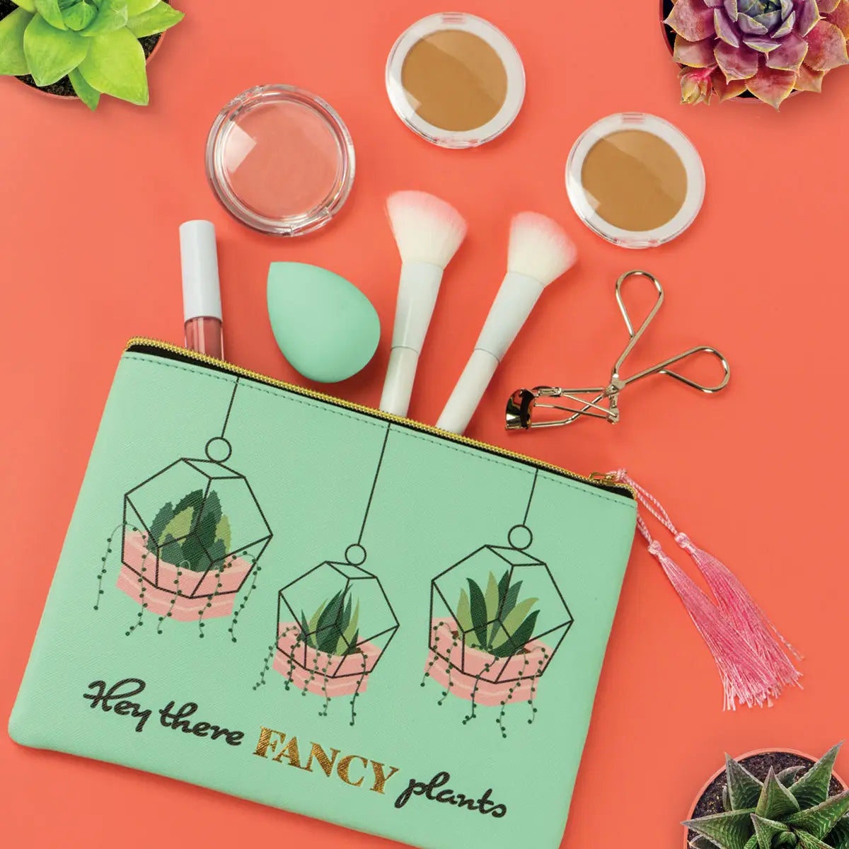 Olivia Moss Plant Perfection Cosmetic Bags