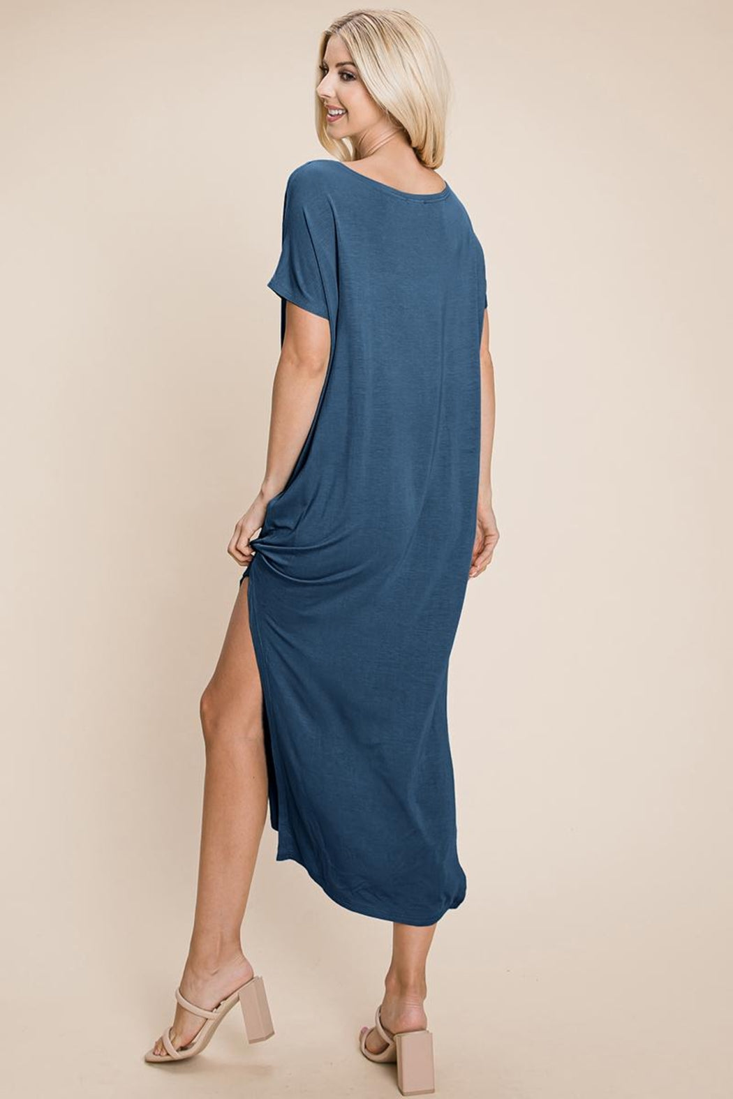 Side Split Long Maxi Dress
