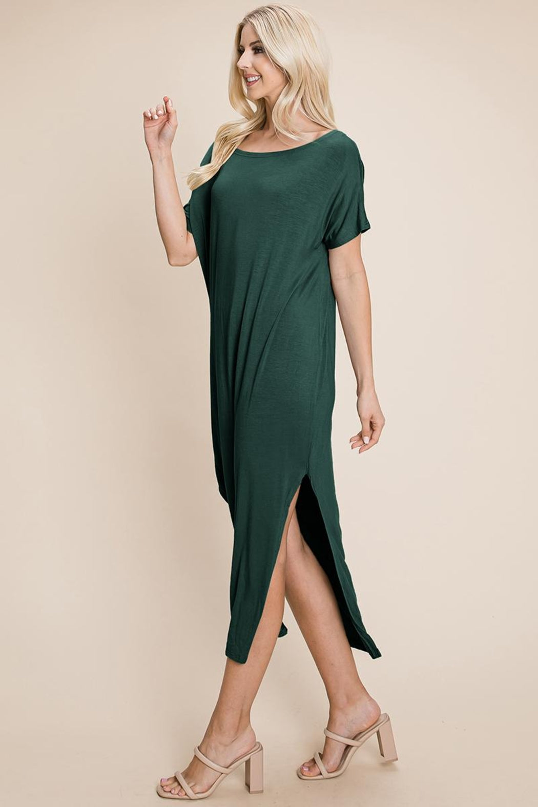 Side Split Long Maxi Dress