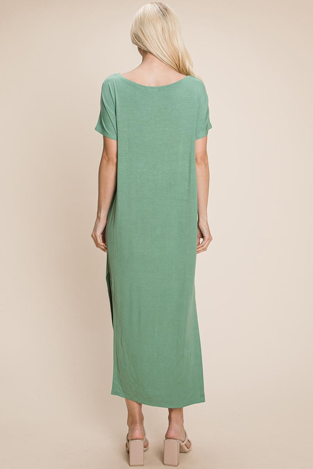 Side Split Long Maxi Dress