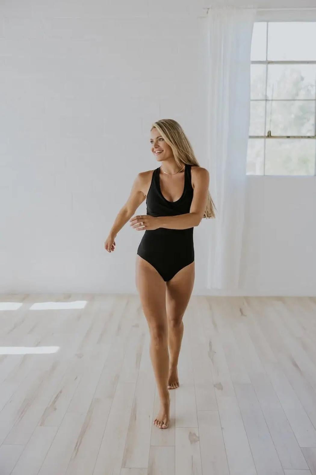 Barb Open Back One Piece