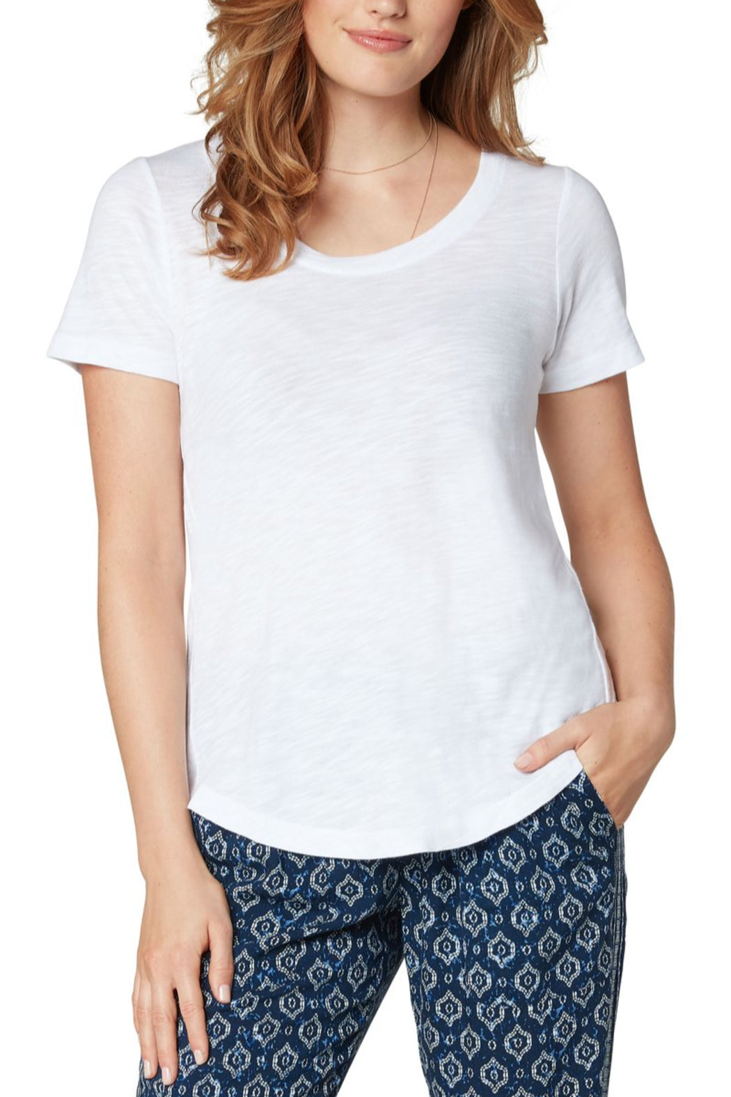 Scoop Neck Short Sleeve Tee