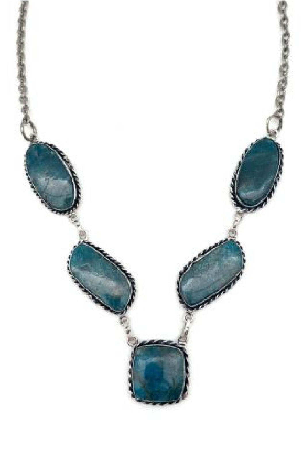 Semi-Precious Stone Bib Necklace