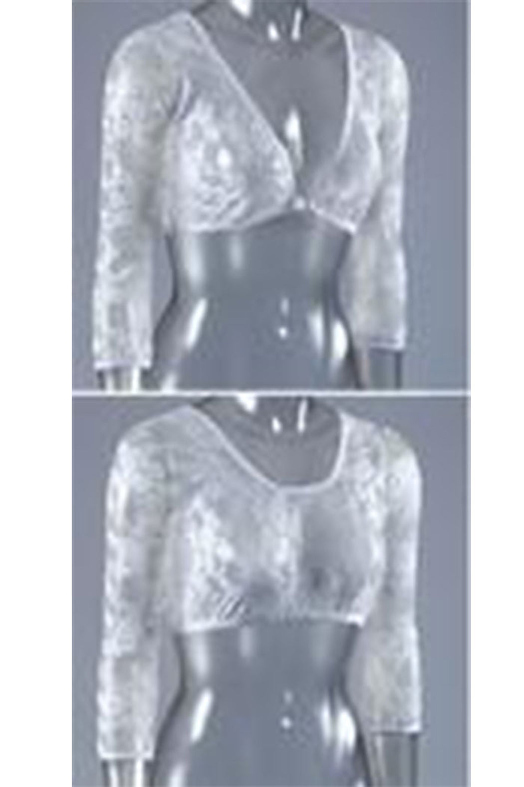 Slip-On White Lace Sleeves
