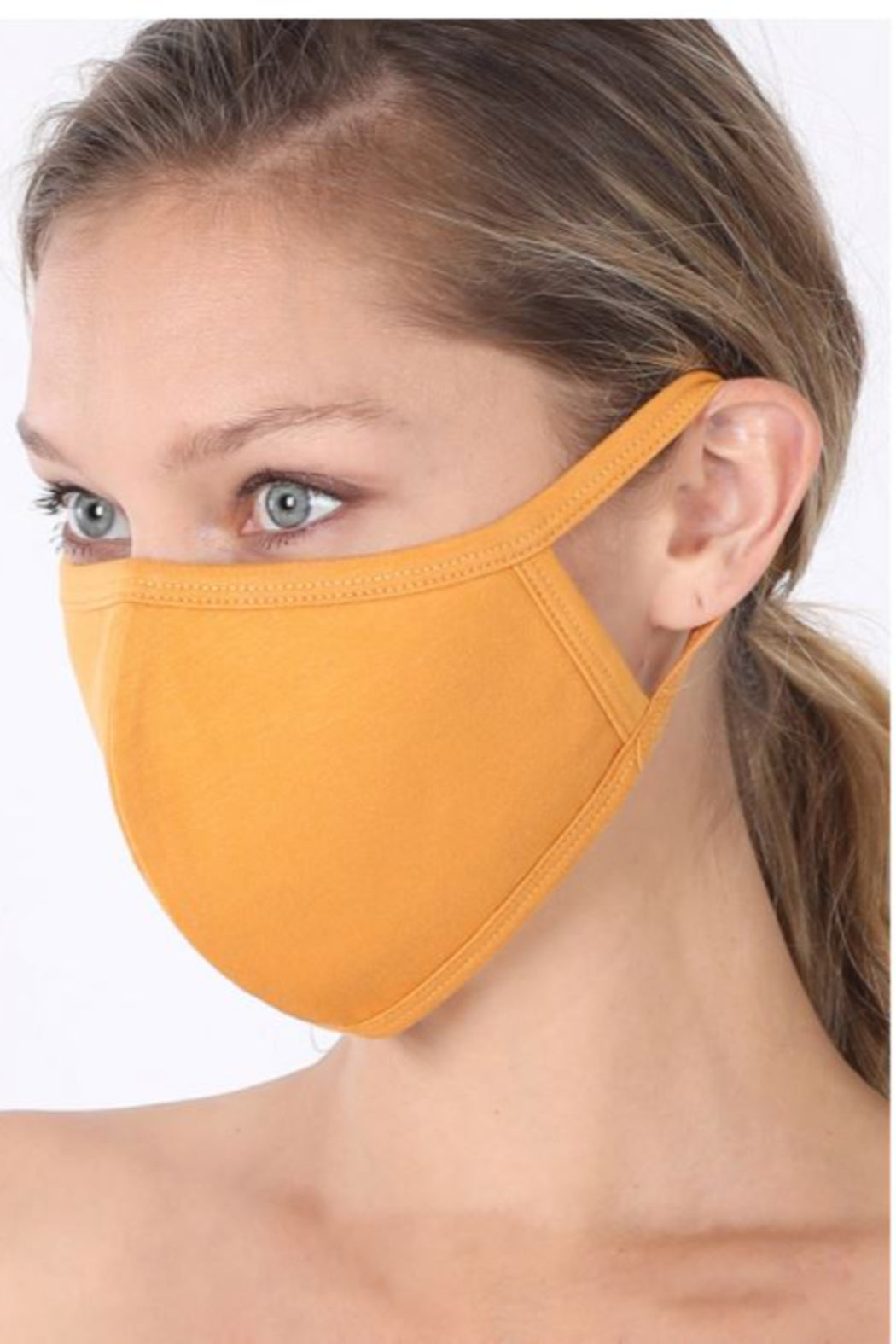 Solid 3D cotton mask - Multiple Colors