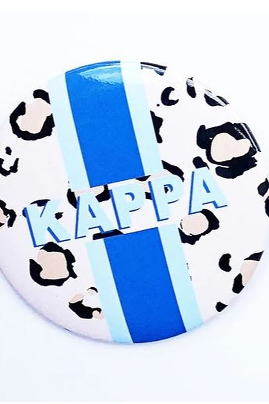 Sorority Cheetah Stripe Button