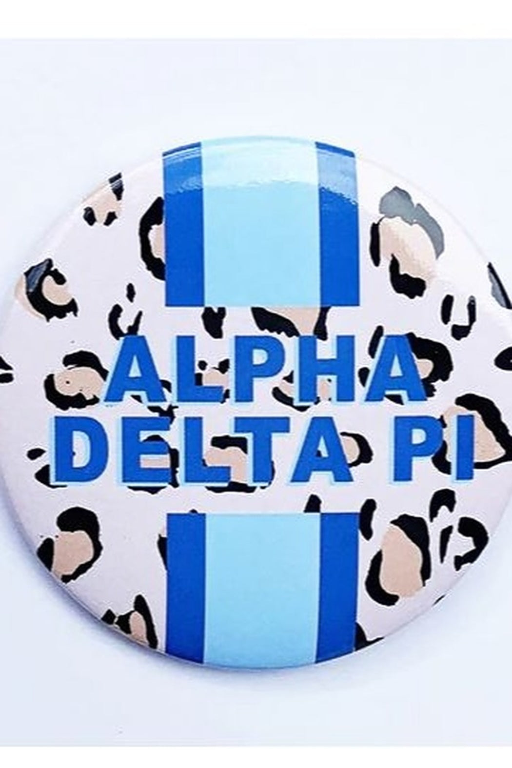 Sorority Cheetah Stripe Button