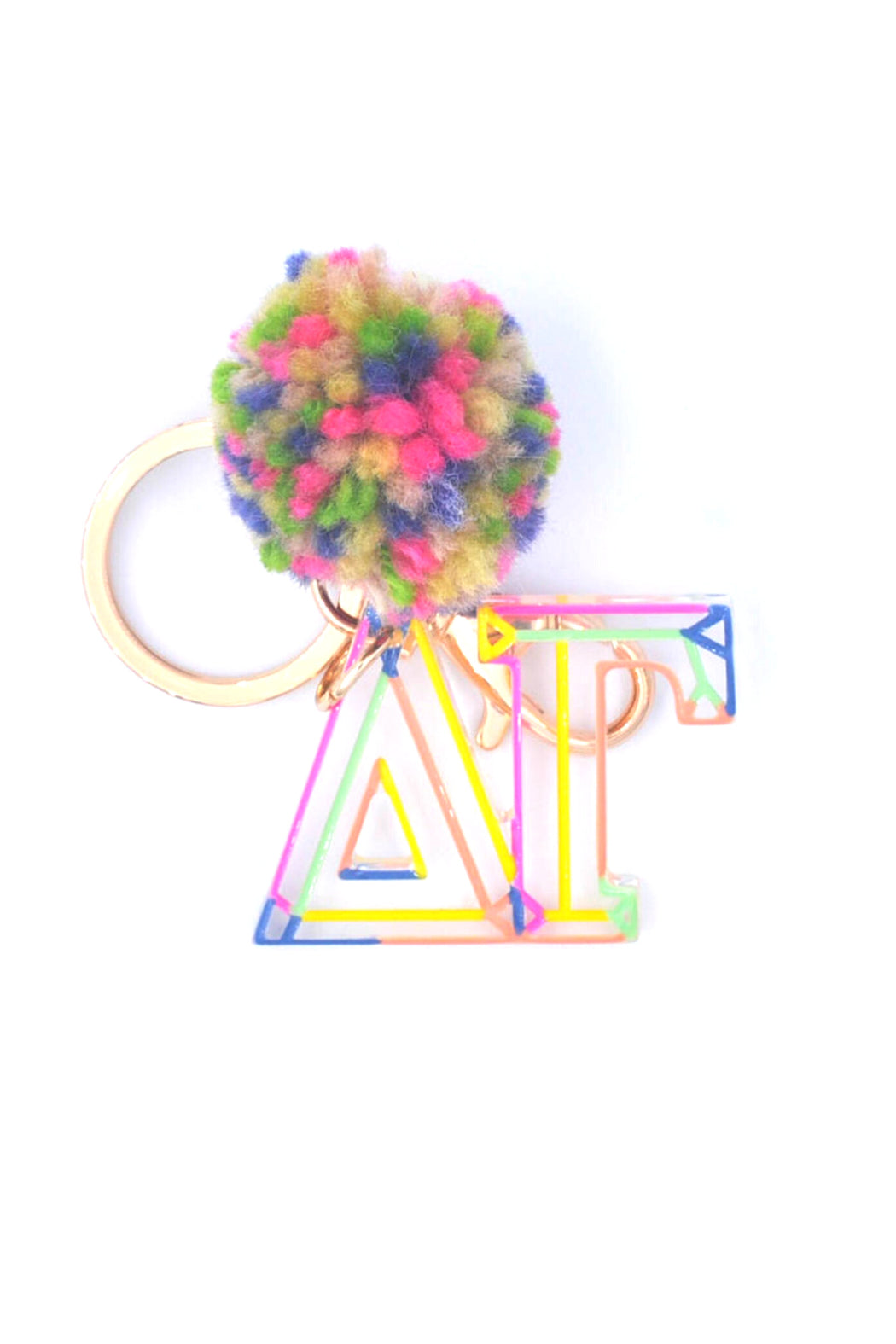 Sorority Pom Keychain
