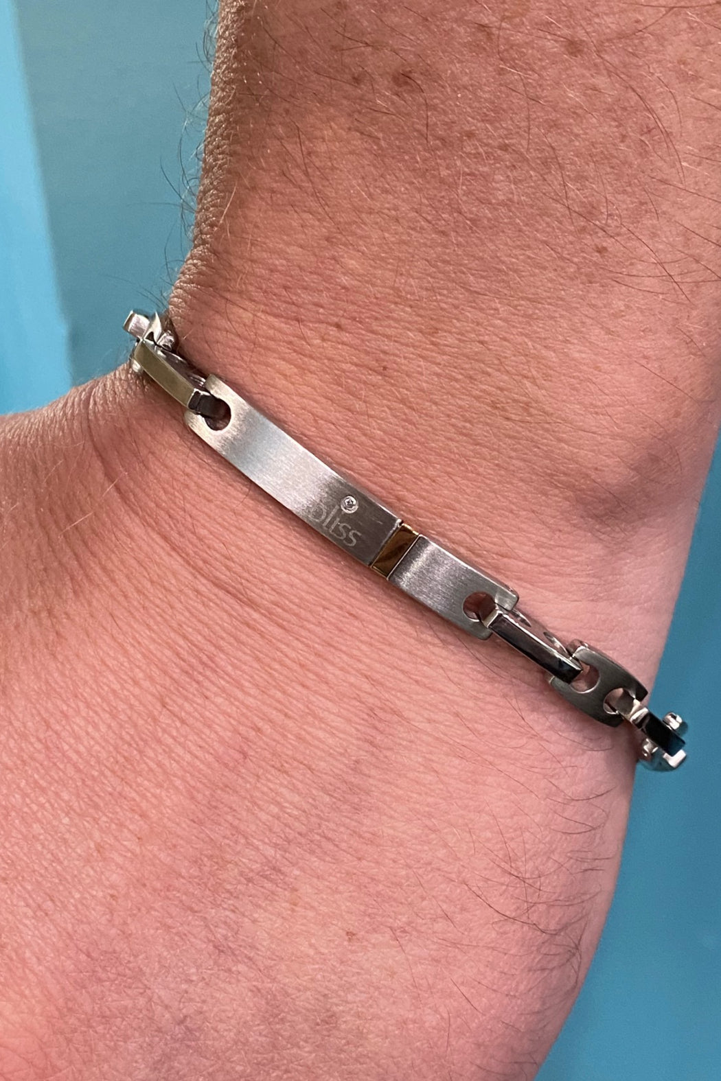 Stainless Steel / 14kt Yellow Gold - Bliss by Damiami Diamond Bracelet