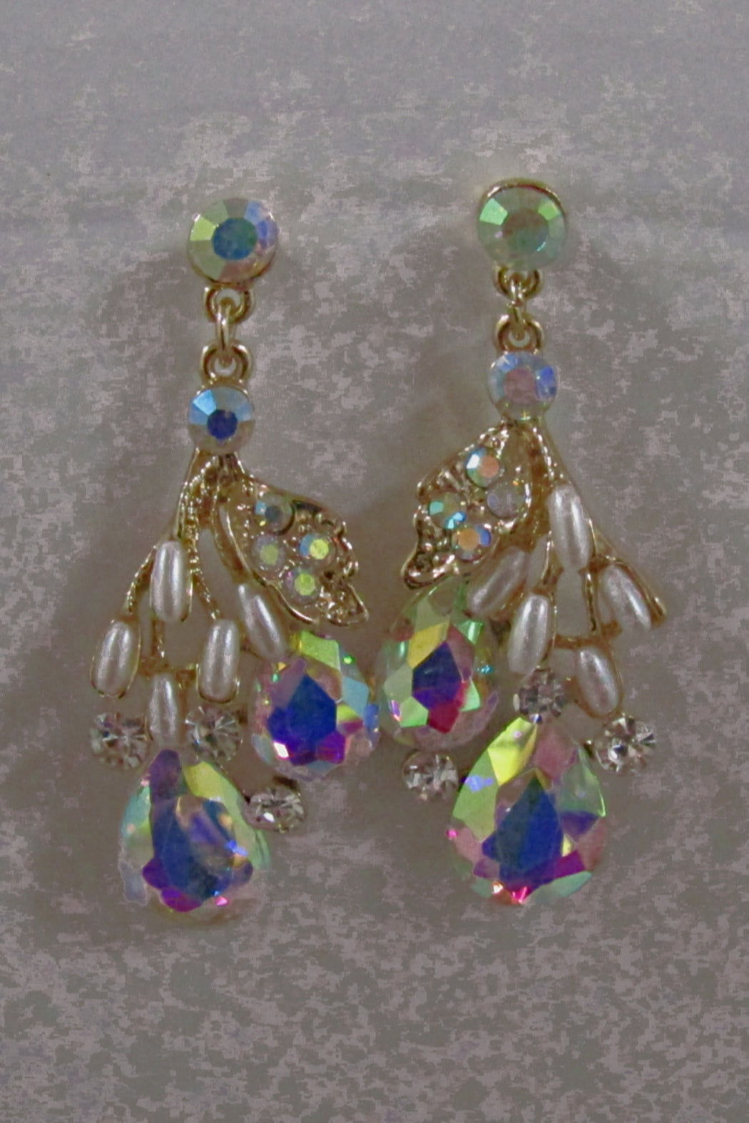 Statement AB and Pearl Necklace Set