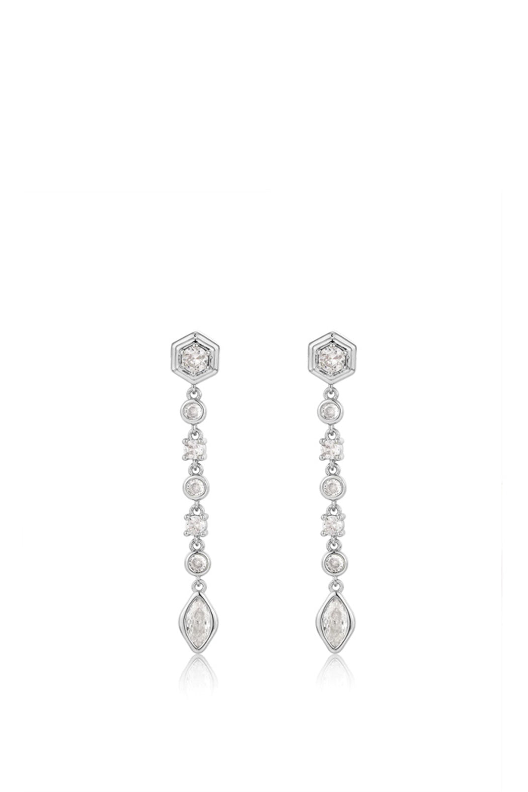 Stellar Bezel Drop Studs