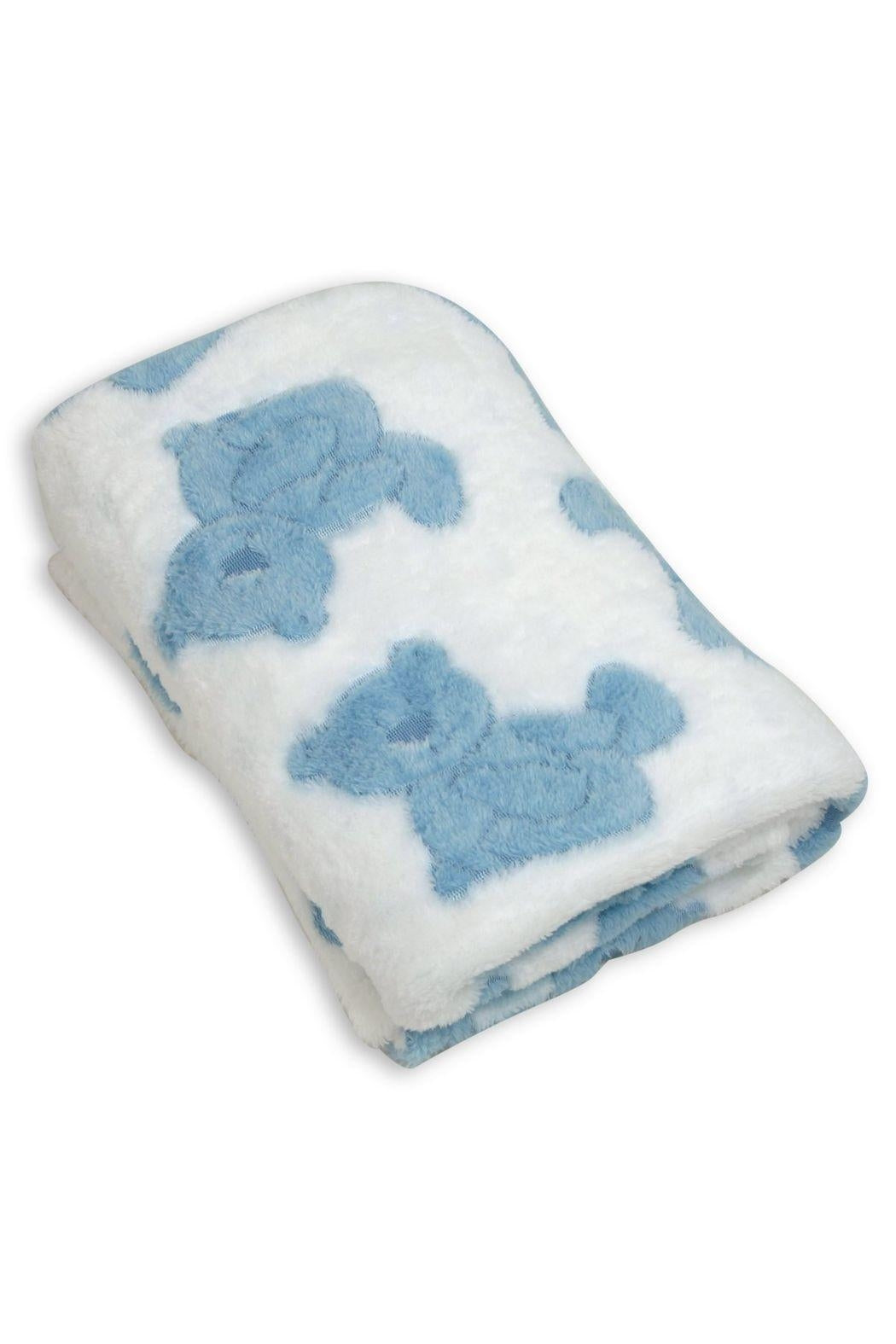 Baby "Blue Bear" Fleece Blanket