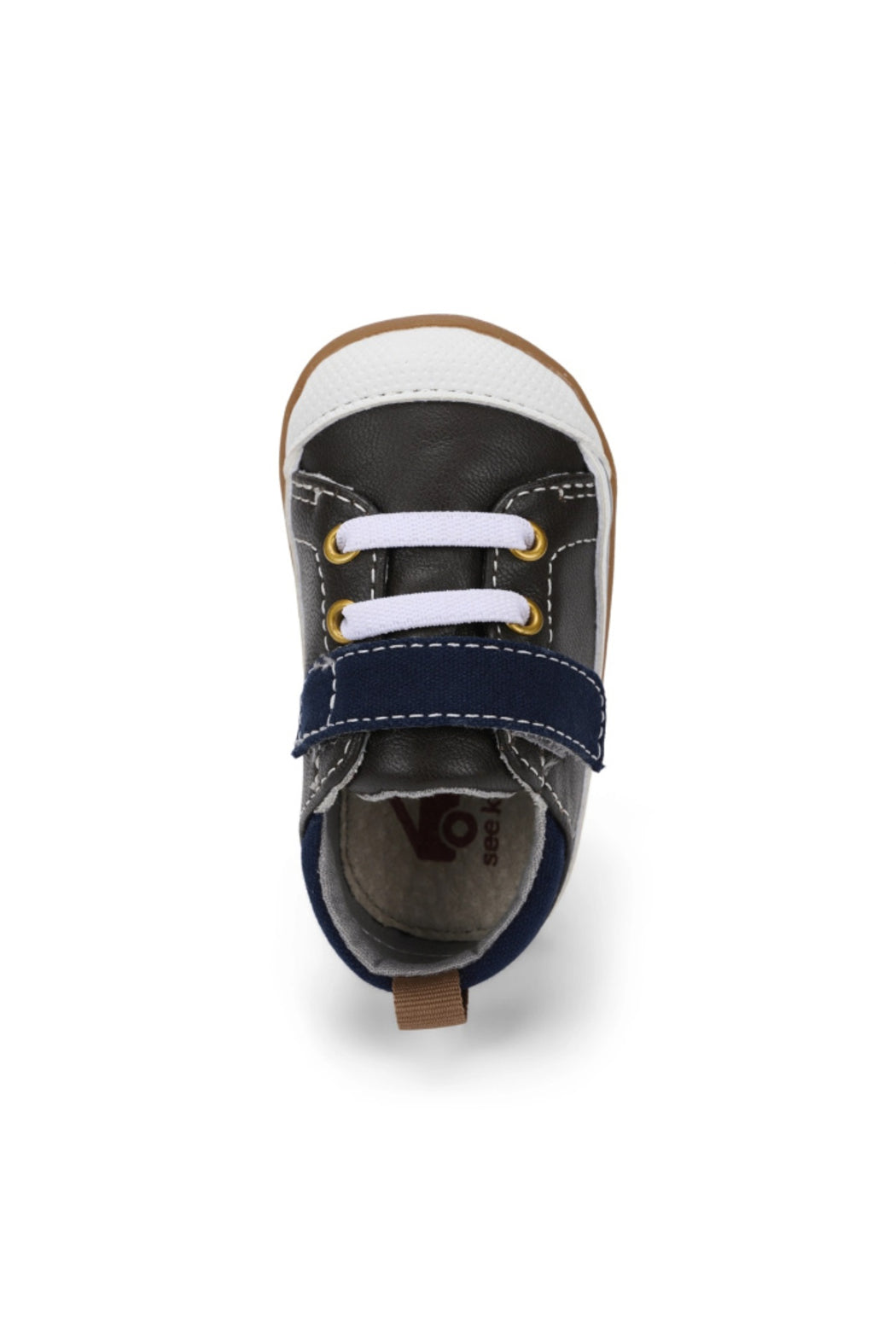 Stevie (First Walker) Brown Leather/Blue